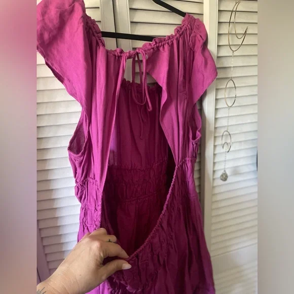 Anthropologie Smock Waist Mini Dress - Picture 10 of 10